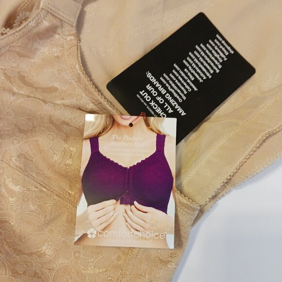 NWT Comfort Choice Front Close Wireless Posture Bra, 48G - Picture 11 of 15